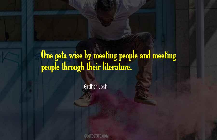 Quotes About Meeting People #1384901