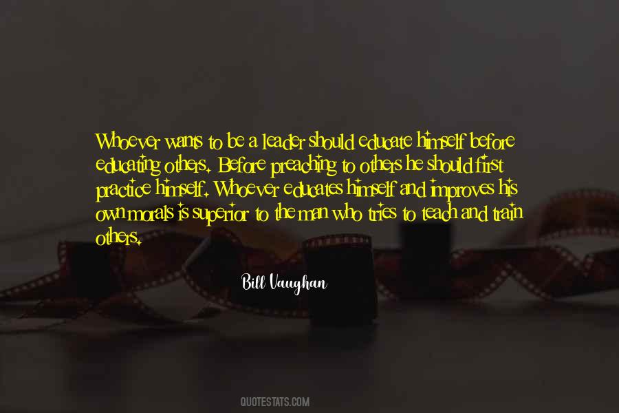 Be A Leader Quotes #1190912