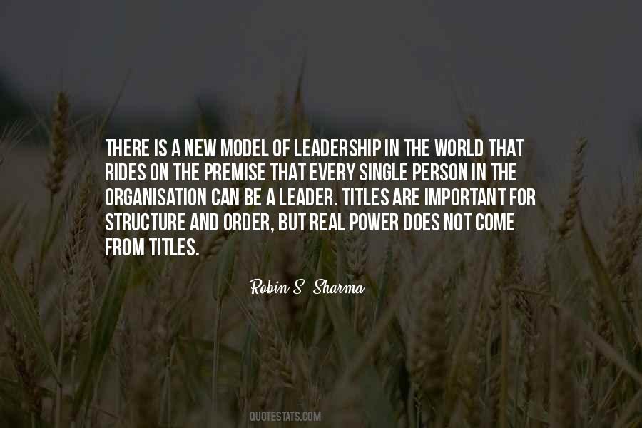 Be A Leader Quotes #1336951