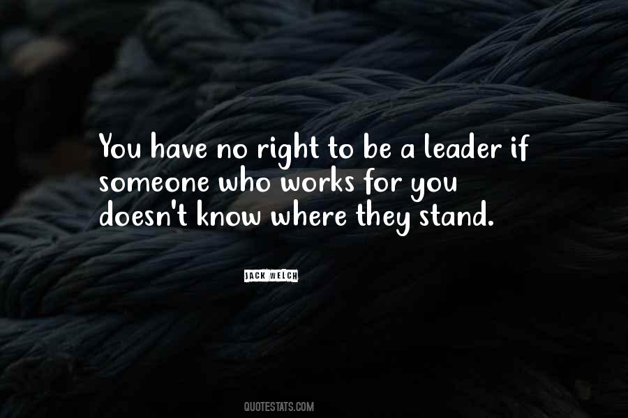 Be A Leader Quotes #1583685