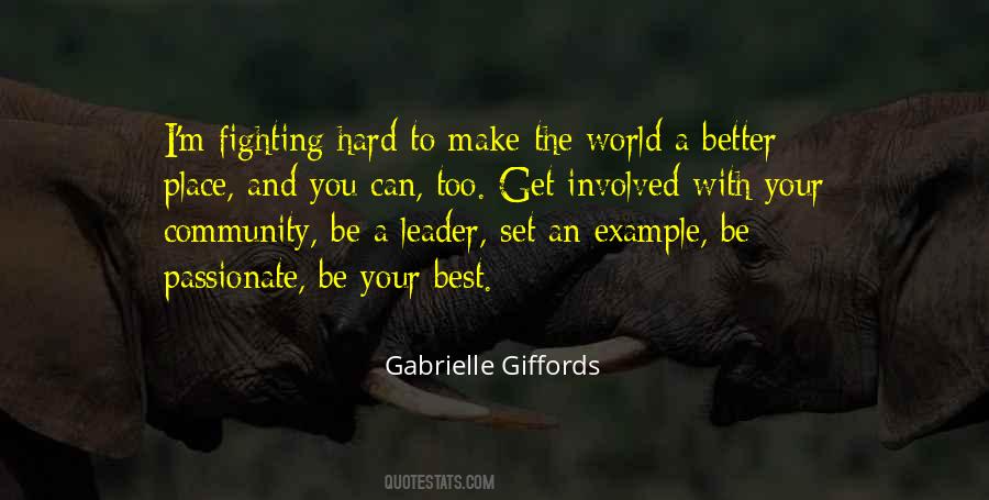 Be A Leader Quotes #1851372