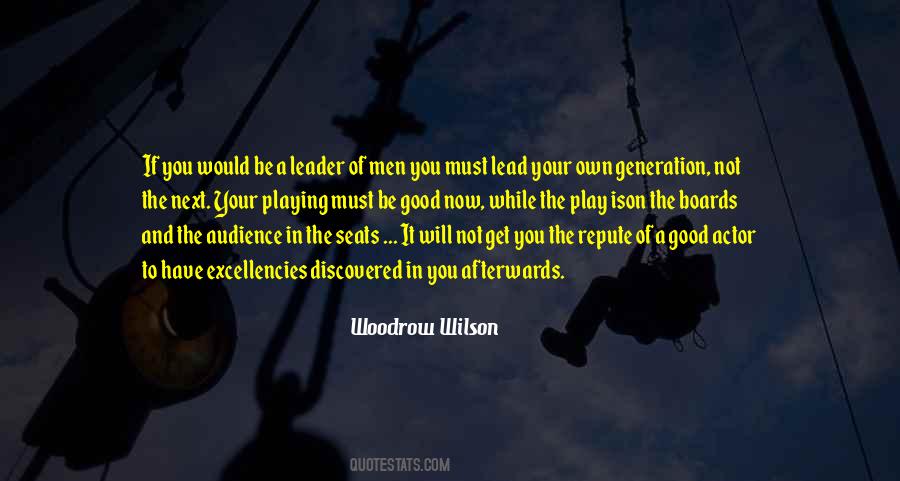 Be A Leader Quotes #263358