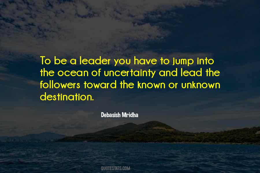 Be A Leader Quotes #986944