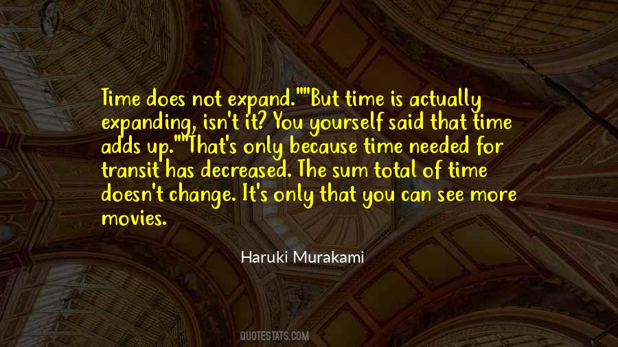 Because Time Quotes #185549