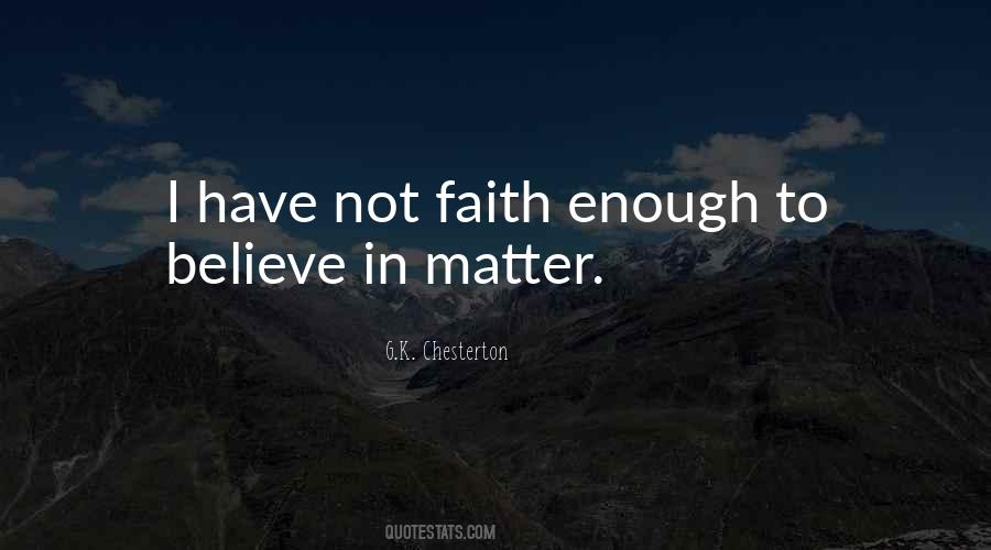 Not Faith Quotes #1387674