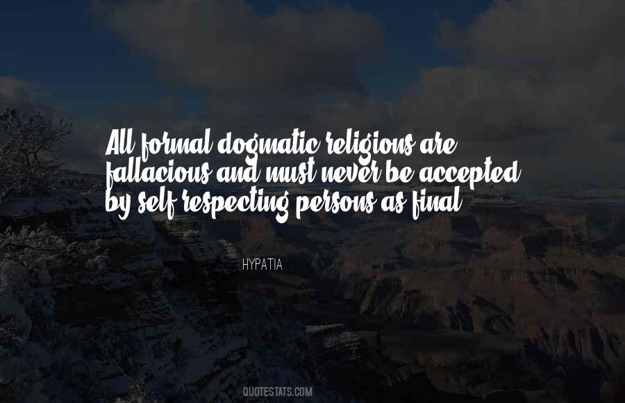 Dogmatic Religion Quotes #1816858