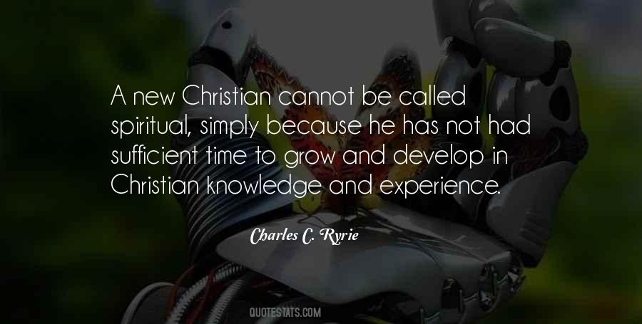 Christian Experience Quotes #1006272