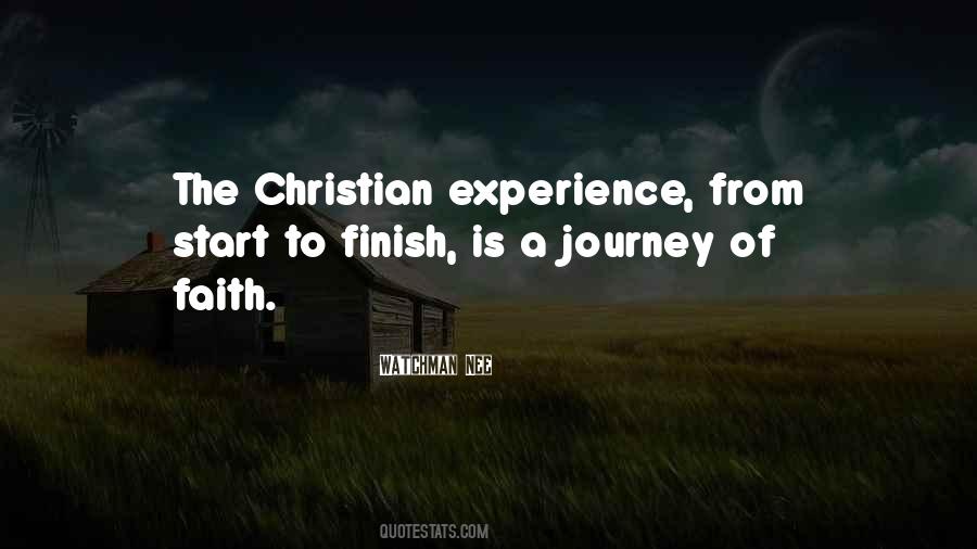 Christian Experience Quotes #1171660