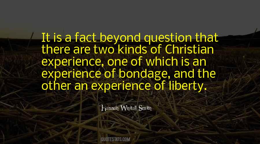 Christian Experience Quotes #1650205