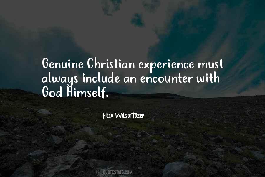 Christian Experience Quotes #585016