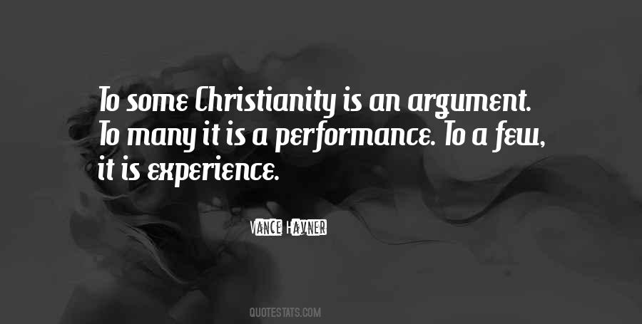Christian Experience Quotes #642248
