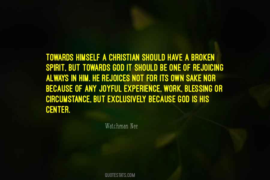 Christian Experience Quotes #788889