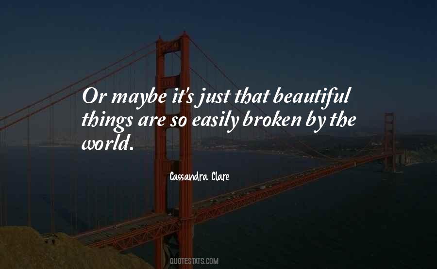 Beautiful But Broken Quotes #354203