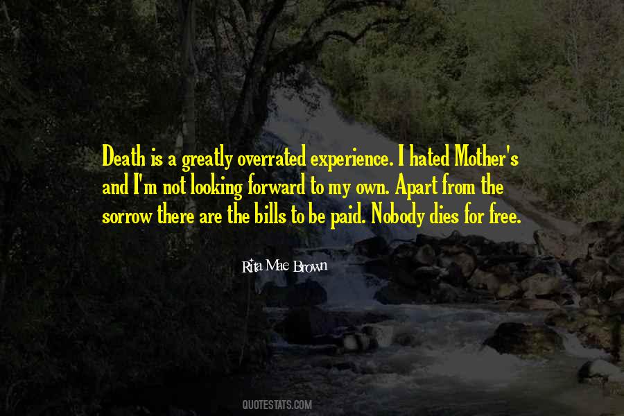 Mother S Death Quotes #1489964