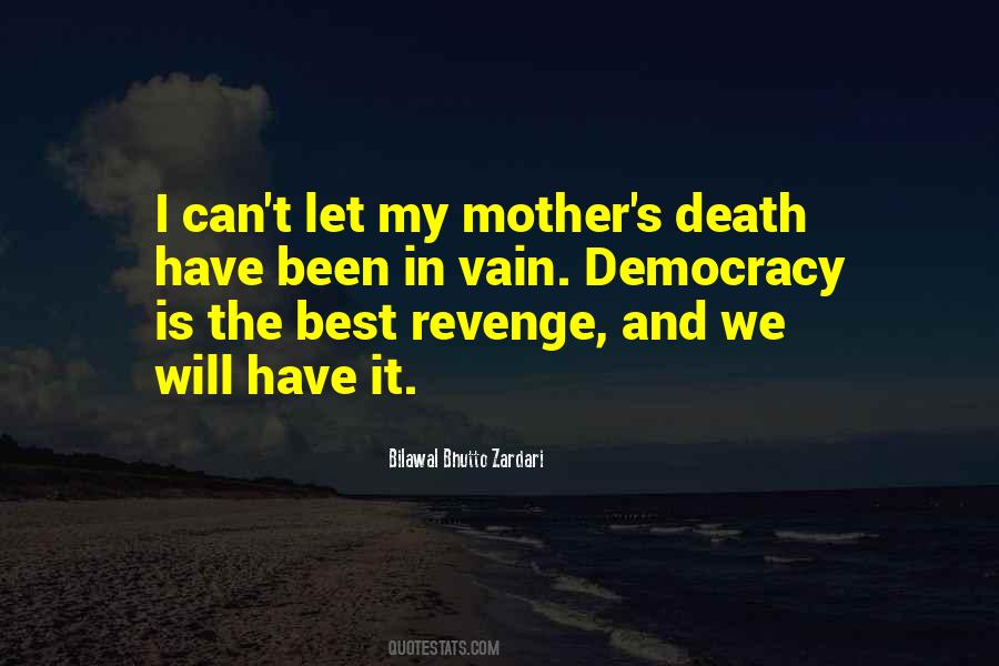 Mother S Death Quotes #150852