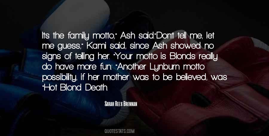 Mother S Death Quotes #200069