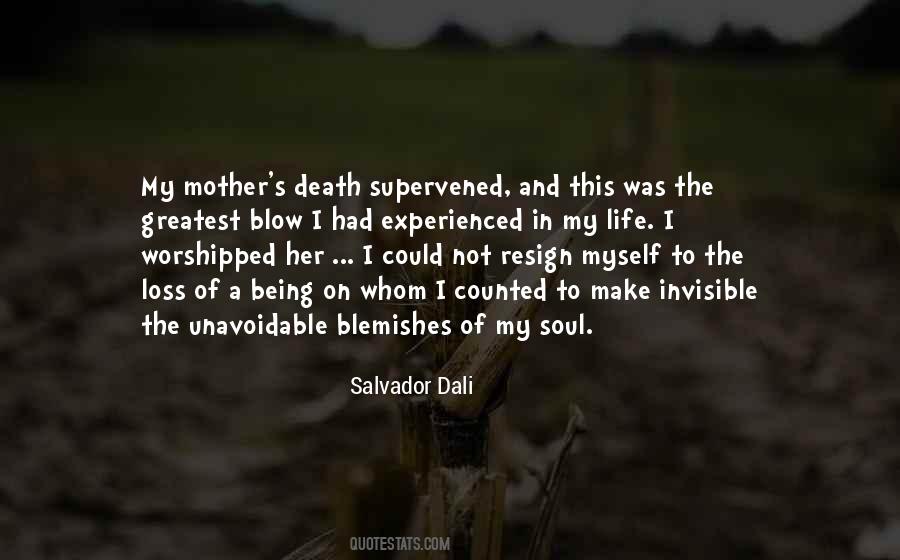 Mother S Death Quotes #269285