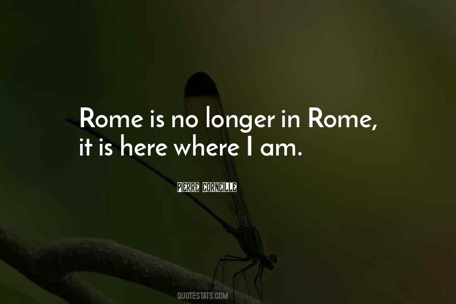 Rome Is Quotes #150292