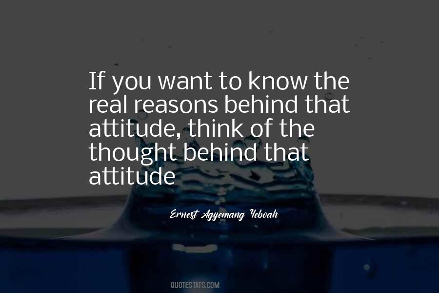 Why Bad Attitude Quotes #100109