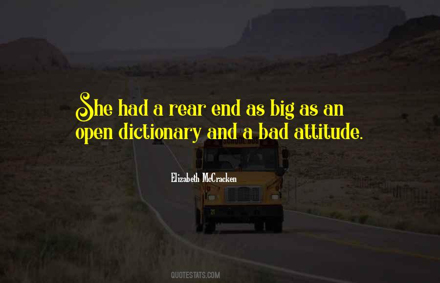 Why Bad Attitude Quotes #367878