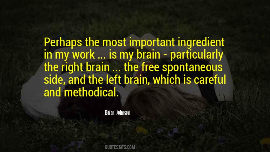 Right Side Of The Brain Quotes #1858559