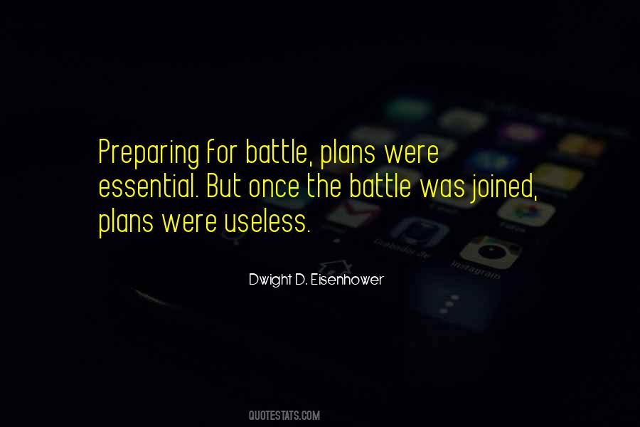 Plans Are Useless Quotes #1646825