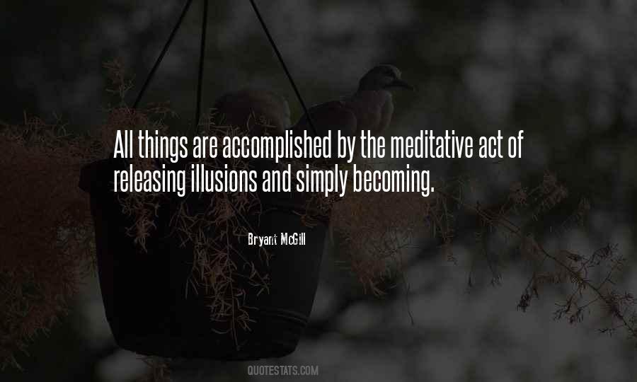 Quotes About Meditative #1004282