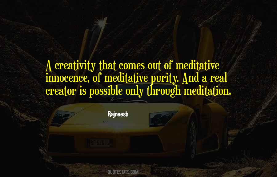 Quotes About Meditative #1241553