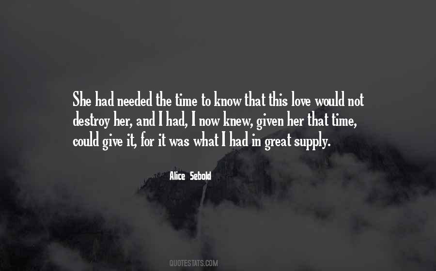 Give Time Time Quotes #93803