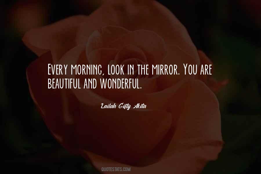 Beautiful In The Morning Quotes #674616