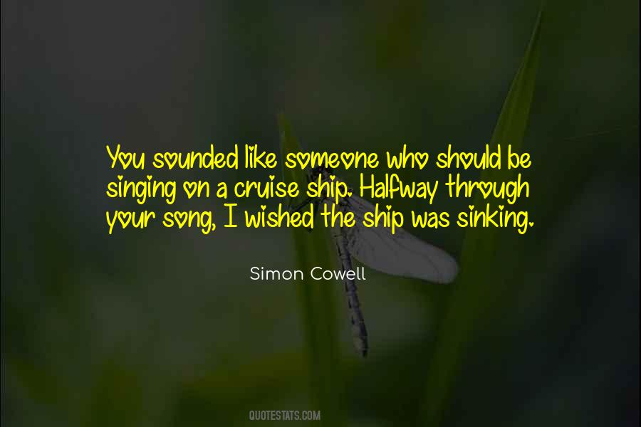 When The Ship Is Sinking Quotes #1878221