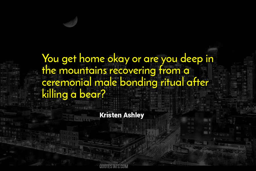Bonding Ritual Quotes #492944