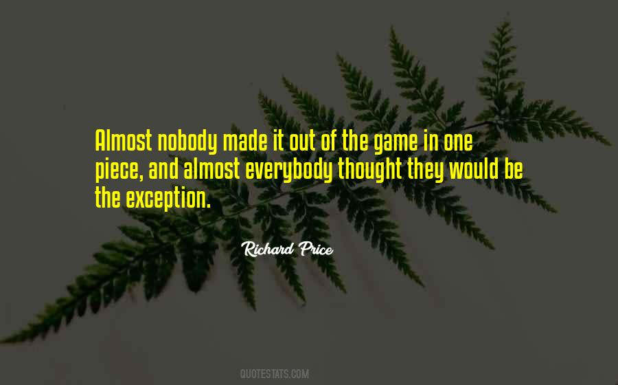 Be The Exception Quotes #1146157