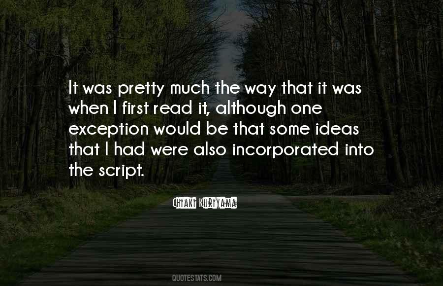 Be The Exception Quotes #1560352