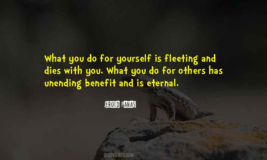 Benefit Others Quotes #190273