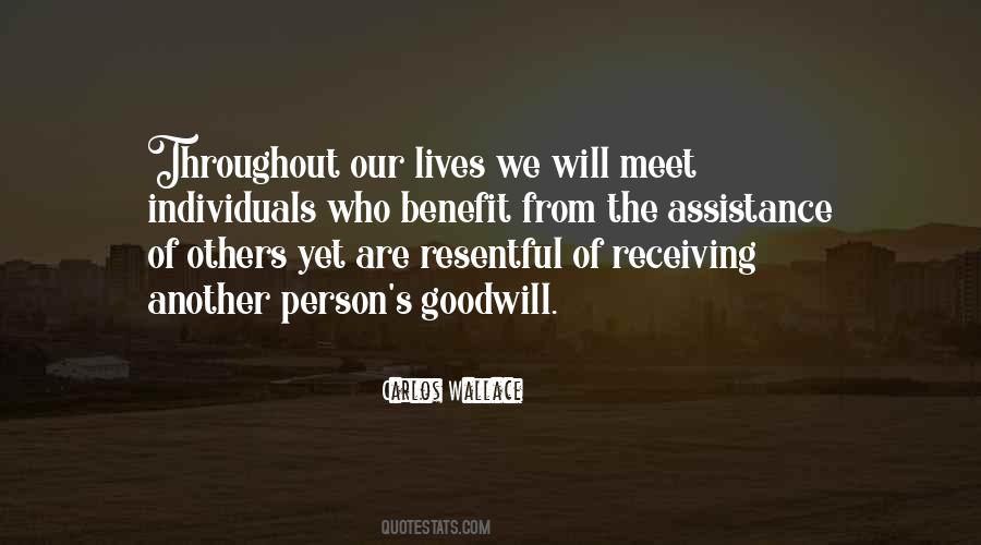 Benefit Others Quotes #647790