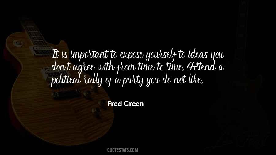 Green Party Quotes #1082828