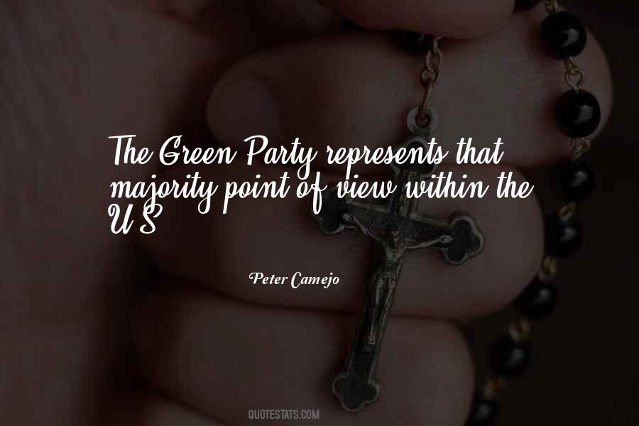 Green Party Quotes #1850430