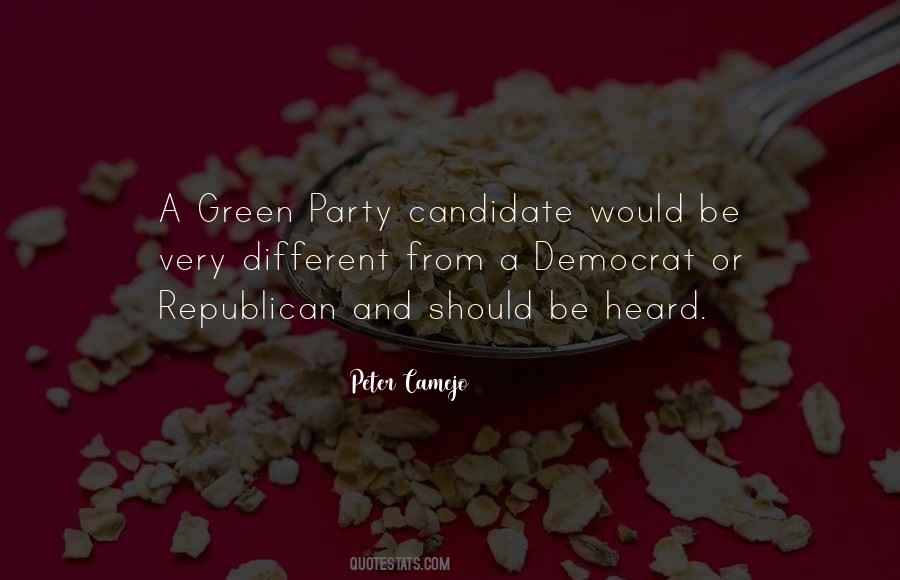 Green Party Quotes #95018