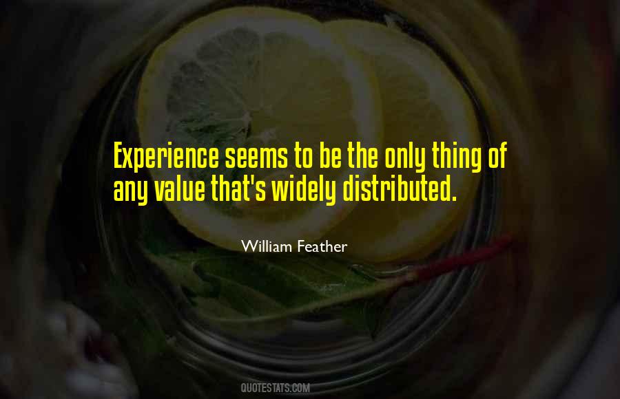 Quotes About The Value Of Experience #1004251