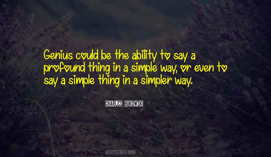 Simple Way Quotes #302919