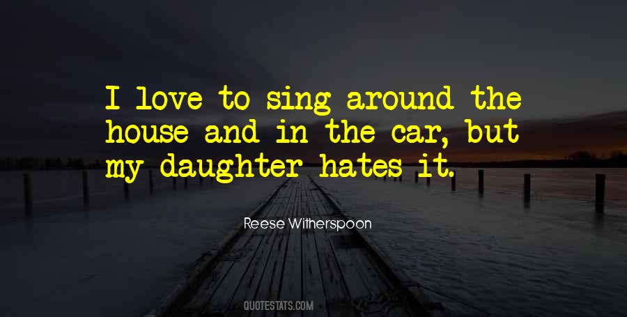 Love To Sing Quotes #855649