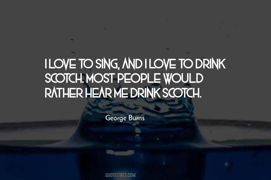 Love To Sing Quotes #986850