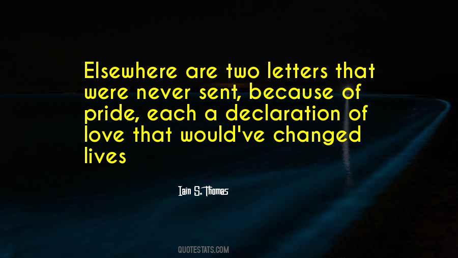 Letters Of Love Quotes #498252