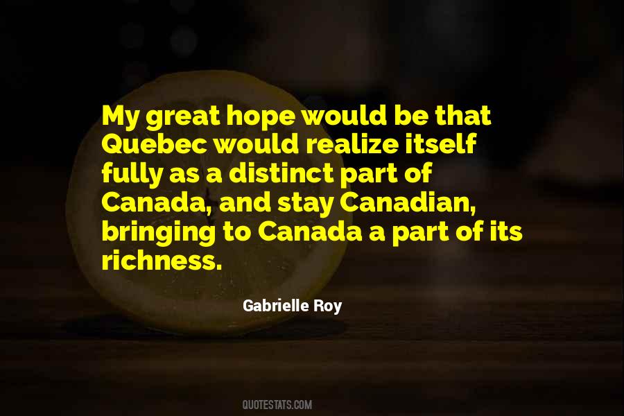 Great Canadian Quotes #1119559
