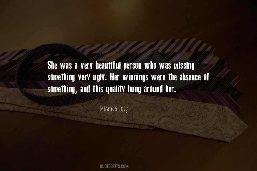 Beautiful Person Quotes #1703926