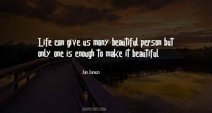 Beautiful Person Quotes #850886