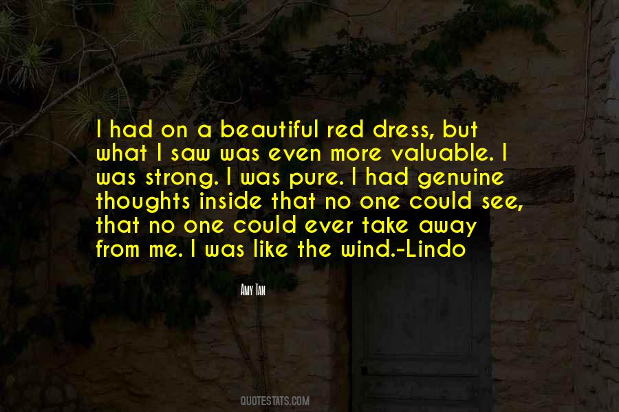 Beautiful Red Dress Quotes #125700