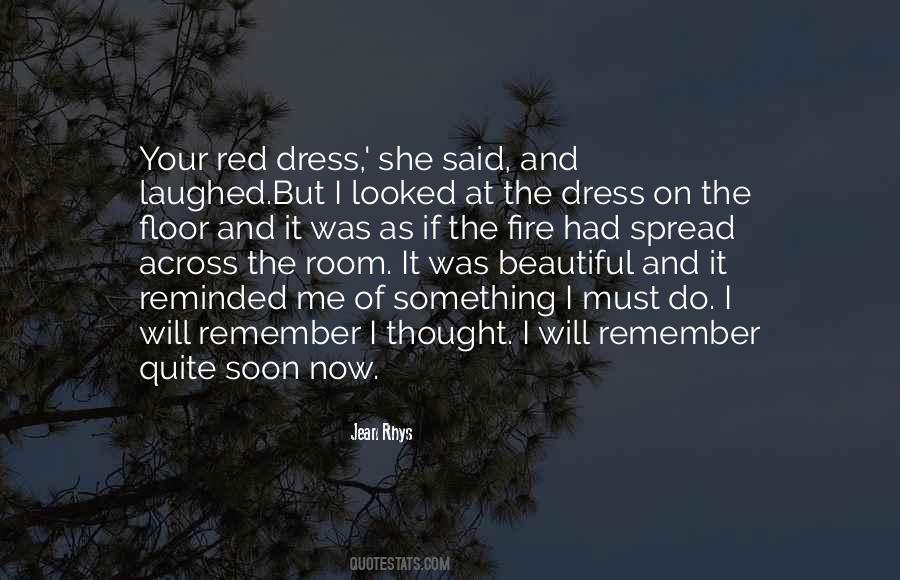 Beautiful Red Dress Quotes #1273347