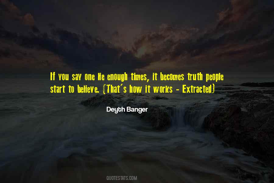 Lie People Quotes #268420